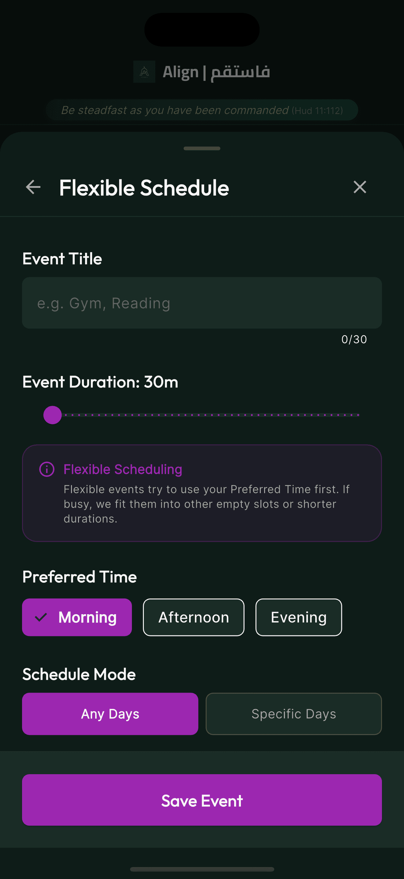 Smart Scheduling That Adapts to You